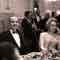 Samuel Barber at a gala dinner, between Rudolf Bing, manager of the Metropolitan Opera, and Marlene Dietrich.